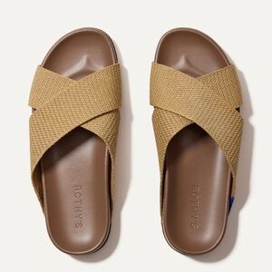 Rothy's Women's Gold Slide Sandals